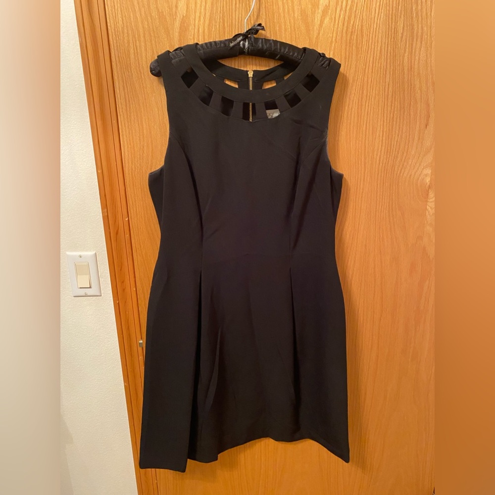 Eliza J size 12 black cut out dress